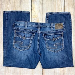 SILVER Brand “ZAC flap” jeans straight leg